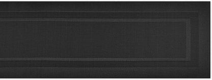 DII PVC Tabletop Collection Woven Indoor/Outdoor, Table Runner, 14x72, Black