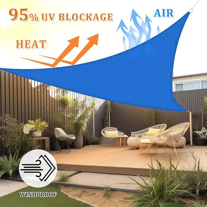 Shade&Beyond Custom Sun Shade Sail 14'x20'x24.4' Triangle Sun Sail Shades Patio - Image 2