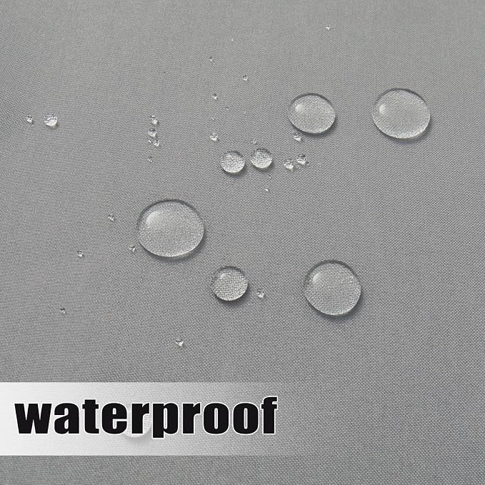 Easy-Going Outdoor Curtains for Patio 1 Panel, 150x84 inch, Light Grey | - Image 5