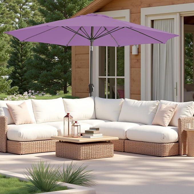 Patio Umbrella 9FT Outdoor Umbrella Patio Table - Image 5