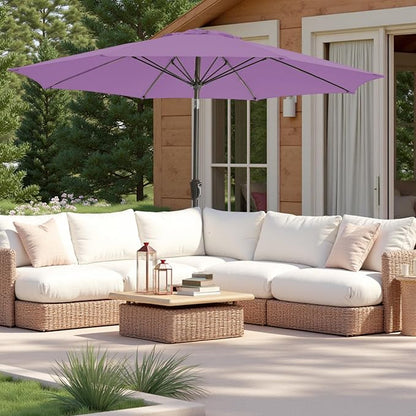 Patio Umbrella 9FT Outdoor Umbrella Patio Table - Image 5