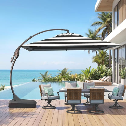 Grand patio 10x10 FT Cantilever Square Umbrella by GrandPatio