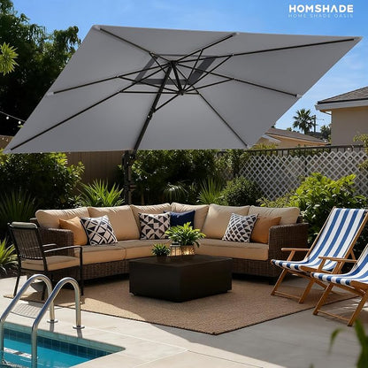 9x12 FT Cantilever Patio Umbrella - Image 9