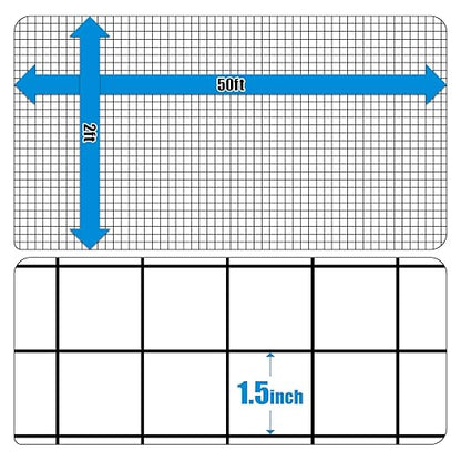 Fencer Wire 16 Gauge Hardware Cloth, Black Vinyl Coated Welded Wire Mesh, Chicken Coop Wire Fence, 1.5 inch x 1.5 inch Grid (2 ft. x 50 ft.)