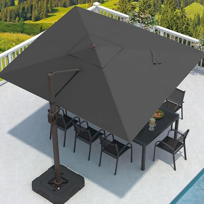 9' X 12' Cantilever Patio Outdoor Umbrella by MPLShade