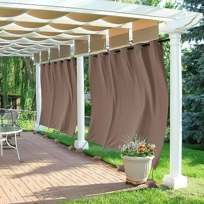RYB HOME Extra Wide Outdoor Curtains by RYBHOME
