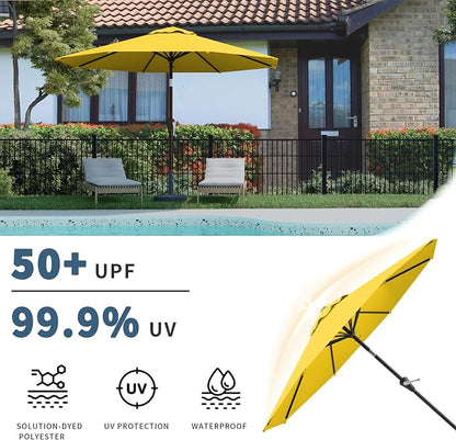 10FT Patio Umbrella, Outdoor Umbrella - Image 3