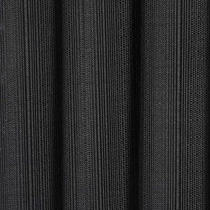 SHACOS Small Round Table Placemats Wedge Placemat Set of 4 Non Slip Heat Resistant Woven Vinyl Table Mats Wipe Clean Indoor Outdoor (4, Black)