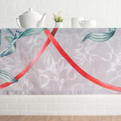 Maison d' Hermine Table Cloth Rectangle Table 100% Cotton 60 x 108 Inches Fall Tablecloth Reusable Everyday Use for Thanksgiving Christmas Decorations Dining Farmhouse Party (Enora)