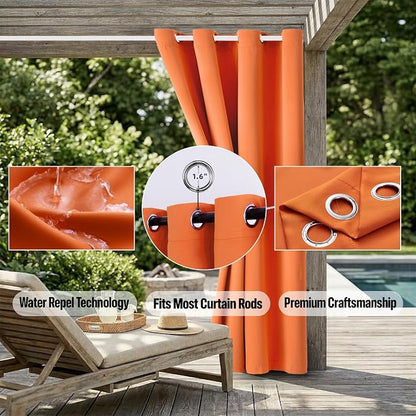 Waterproof Outdoor Curtain W105 x L108 - Image 5