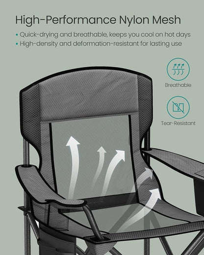 SONGMICS Camping Chair, Folding Oversized Chair, Comfortable and Heavy-Duty - Image 6