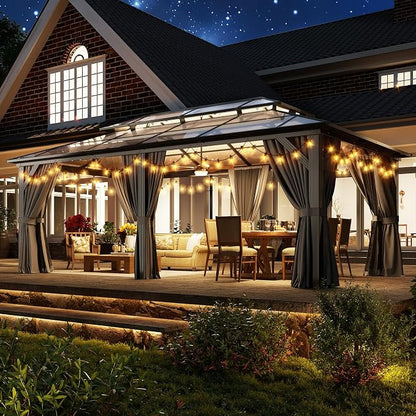 Aoxun 12'x20' Hardtop Gazebo - Image 3