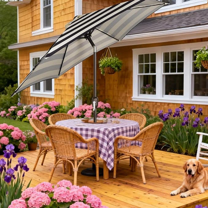 7.5 ft Patio Umbrella, Yard Umbrella, Outdoor Market Umbrella - Image 7
