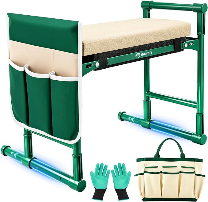 Saker 2026 Upgraded Garden Kneeler and Seat by Saker
