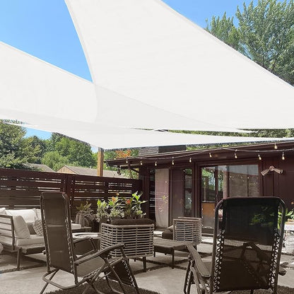 LOVE STORY 16' x 16' x 16' Triangle Sun Shade Sail by LOVESTORY
