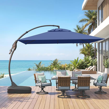 Grand patio 10x10 FT Cantilever Square Umbrella by GrandPatio