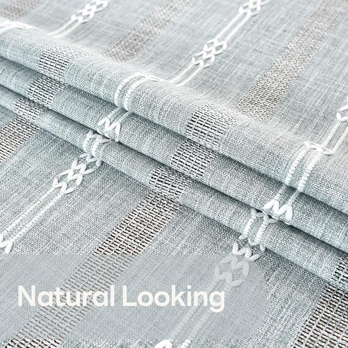 Heavy Duty Cotton Table Cloth for Rectangle Table Gray Rectangular Farmhouse Vintage Tablecloth Washable Rustic Table Cover (Gray, Rectangle, 52''x 86'', 6-8 Seats)