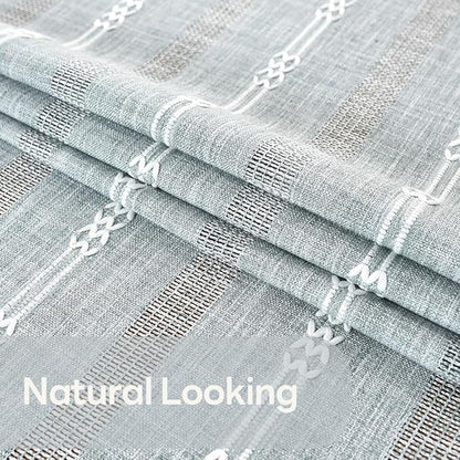 Heavy Duty Cotton Table Cloth for Rectangle Table Gray Rectangular Farmhouse Vintage Tablecloth Washable Rustic Table Cover (Gray, Rectangle, 52''x 86'', 6-8 Seats)
