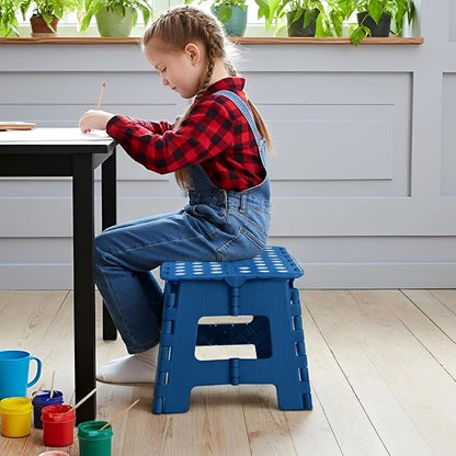 Utopia Home Folding Step Stool 9 Inch, built-in handle, and 300 lbs support - Image 3