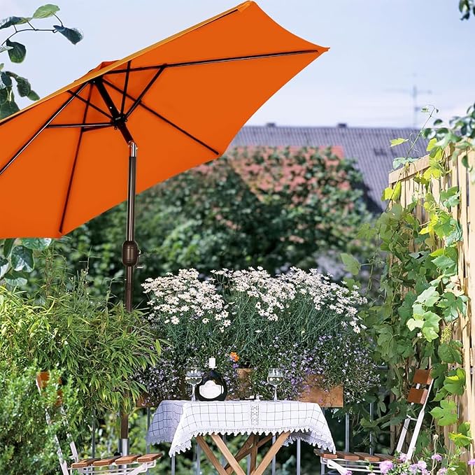 7.5 ft Patio Umbrella, Yard Umbrella, Outdoor Market Umbrella - Image 7