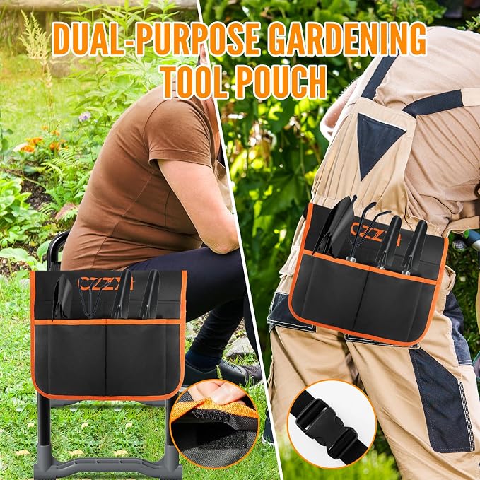 CZZXI Garden Kneeler and Seat, Wider and Thicker Kneeling Pad | Heavy Duty - Image 6