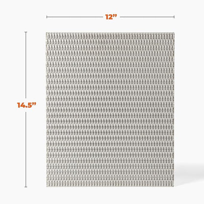 FlavrQ® Grid - Convert Gas Grill to Charcoal in Minutes - 2-Ply Stainless Steel Gas Grill Insert - Simple and Easy to Install - Includes The Grid only