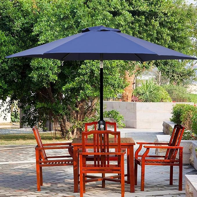 7.5 ft Patio Umbrella, Yard Umbrella, Outdoor Market Umbrella - Image 8