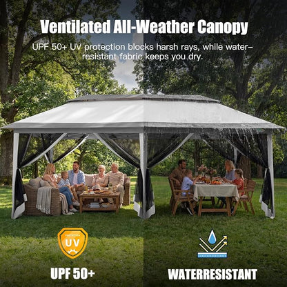 COBIZI 12x20 Pop Up Canopy Tent - Image 7