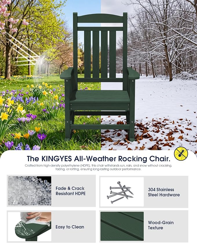Oversized Outdoor Rocking Chair - Image 4