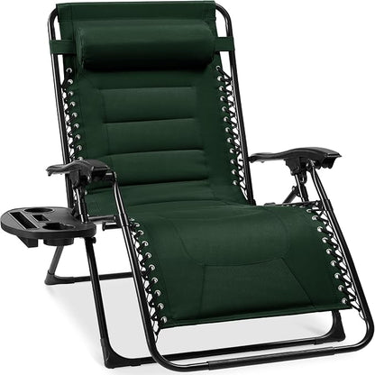 Best Choice Products Oversized Padded Zero Gravity Chair, Folding Outdoor Patio by Unknown