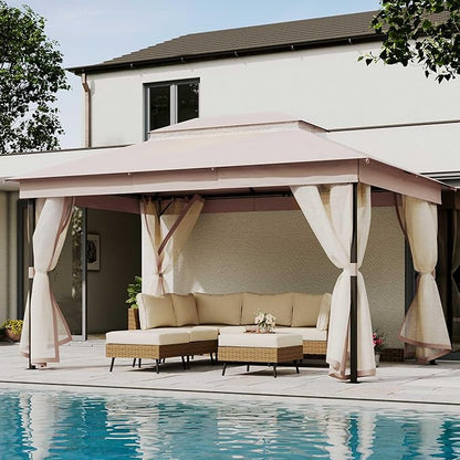 10' X 13' Waterproof Patio Gazebo by LAUSAINTHOME