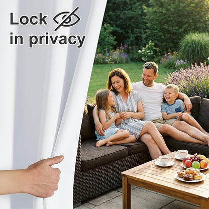 RYB HOME 2 Panels Outdoor Curtains - Image 6
