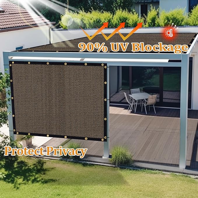 Shade&Beyond Customized Size 9' X 14' Shade Cloth - Image 5
