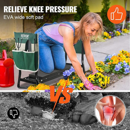 VEVOR Garden Kneeler and Seat Heavy Duty, Kneeling Bench - Image 4