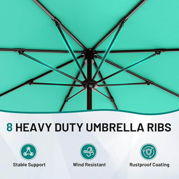 12 FT Patio Umbrella for Outdoor, Outdoor Table Umbrella - Image 3