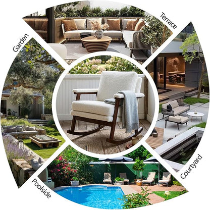 Outdoor Patio Rocking Chairs - Image 7