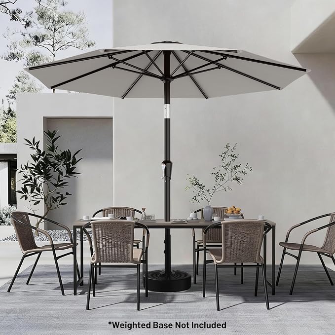 9 FT Patio Umbrella for Outdoor, Outdoor Table Umbrella - Image 6