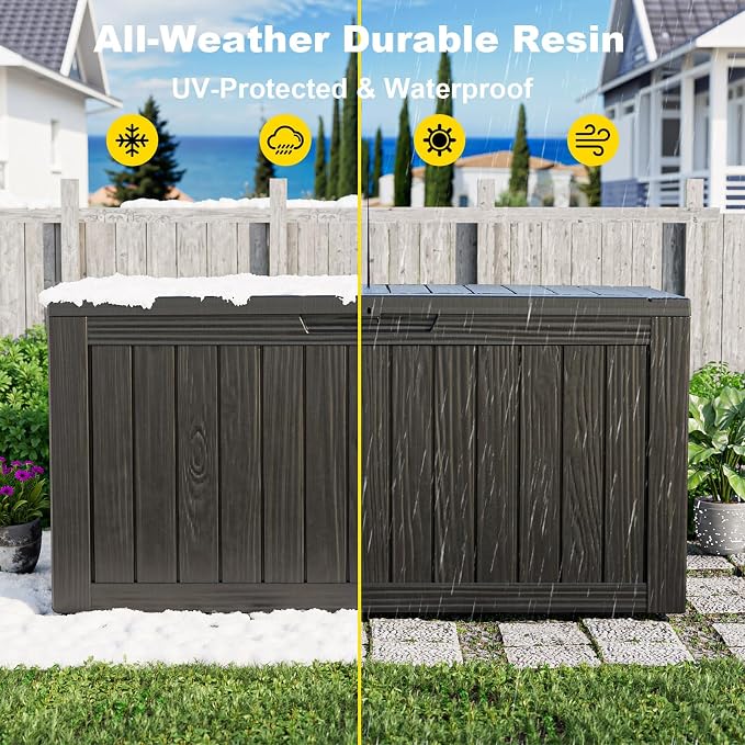 ROJIK Deck Box Storage Bench - Image 6