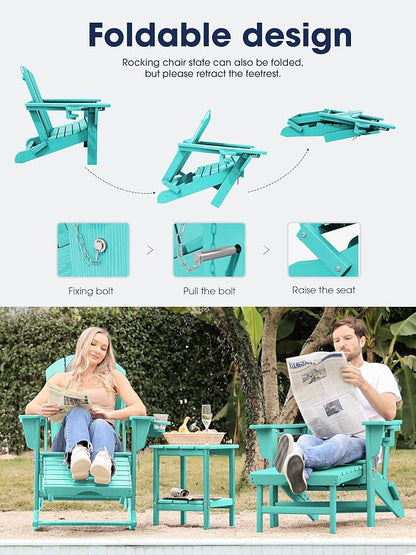 Adirondack Rocking Chair Set of 4 - Image 5