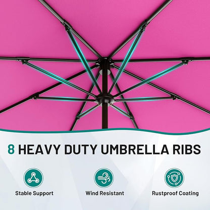12 FT Patio Umbrella for Outdoor, Outdoor Table Umbrella - Image 3