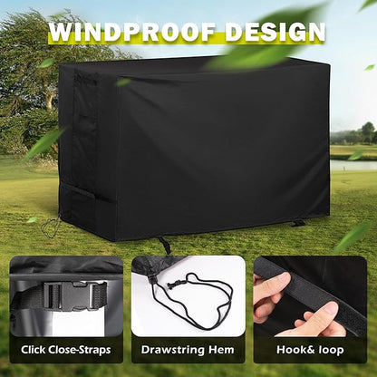 Griddle Cover for Royal Gourmet GB6000 Gas Propane Grill, Grill Cover for Royal Gourmet 6-Burner 44-Inch Flat Top Grill-All Weather Protection
