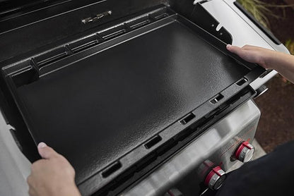 Weber Rust-Resistant Outdoor Griddle Insert for Searwood and Large Spirit Series Grills, Full-Size