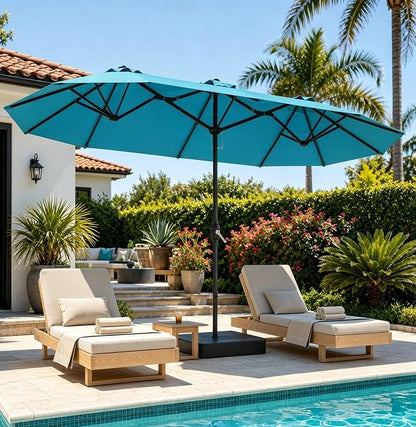 DomeShade 15FT Extra Large Patio Umbrella by DomeShade