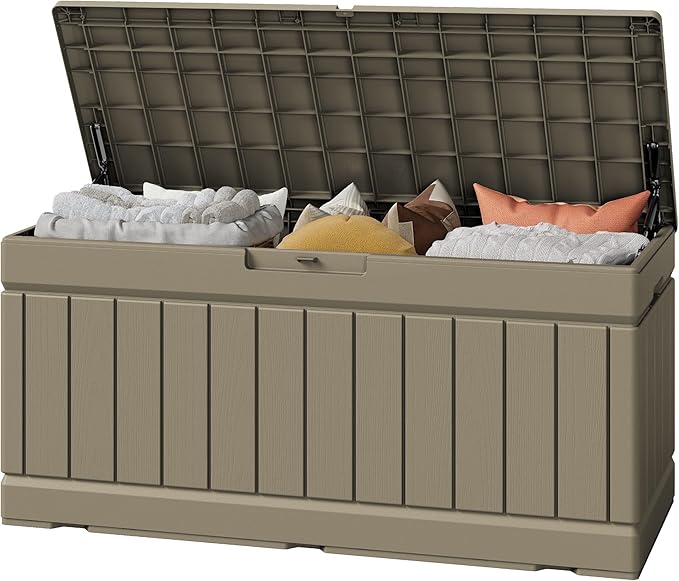 Greesum Outdoor Storage Box 82 Gallon Storage Bin by BuynowfromGreesum