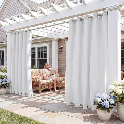 RYB HOME 2 Panels Outdoor Curtains by RYBHOME