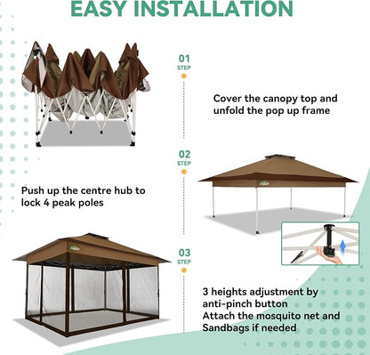 COBIZI 10x15 FT Pop up Gazebo on Clearance - Image 8