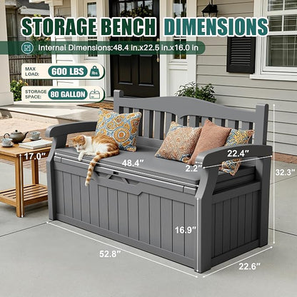 Devoko 80 Gallon Storage Bench - Image 2