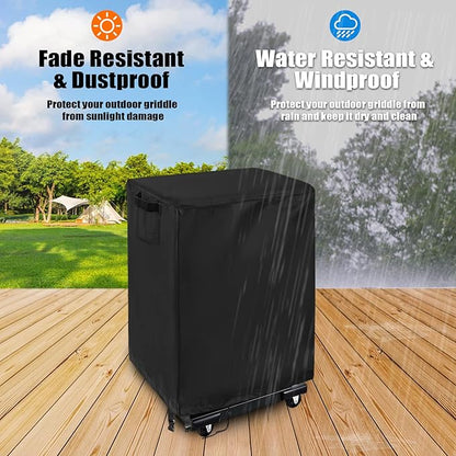 2 Burner Gas Grill Cover 32 Inch for Char-Broil Performance Series 2-Burner Gas Grills, Waterproof 32in Infrared Grill Cover for Weber Nexgrill with Collapsed Side Tables,32" x 25" x 43"