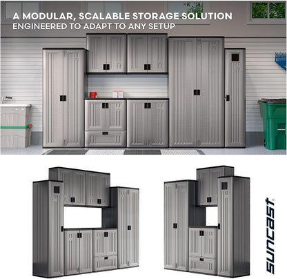 Suncast Tall Storage Cabinet for Garage Organization - Image 7