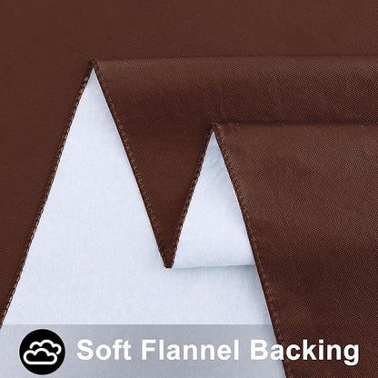 Smiry Rectangle Table Cloth 60x102 Inch, Waterproof Wipeable Vinyl Tablecloths Protector, Oil Spill Proof Plastic Table Cover for Dining, Picnic, Camping, Outdoor, Coffee